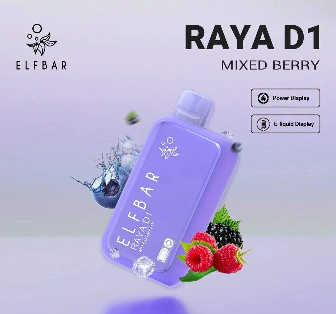 ELF BAR RAYA D1 – Mixed Berry - Vape Shop Vijayawada