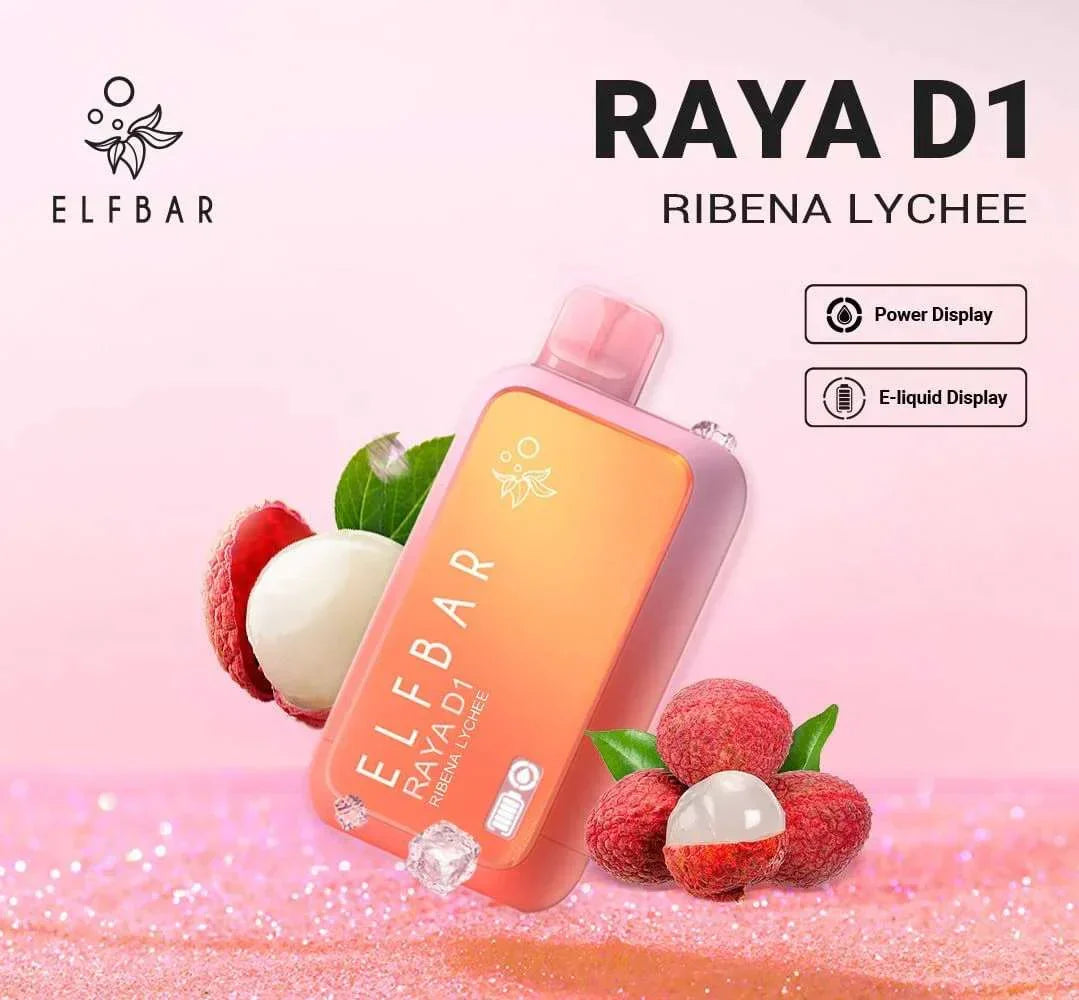 ELF BAR RAYA D1 – Ribena Lychee - Vape Shop Vijayawada