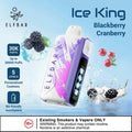 Elf Bar Ice King – Blackberry Cranberry – 30K - Vape Shop Vijayawada