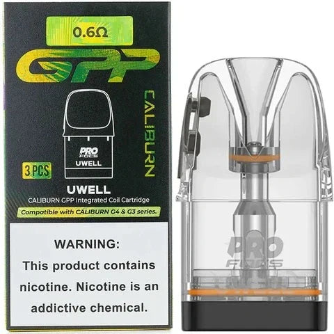Uwell Caliburn GPP Replacement Pod (0.6Ω) - Vape Shop Vijayawada