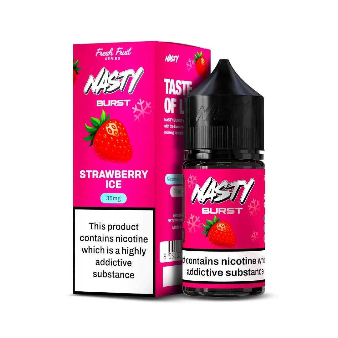 Nasty Burst Nic salts – Strawberry ice - Vape Shop Vijayawada