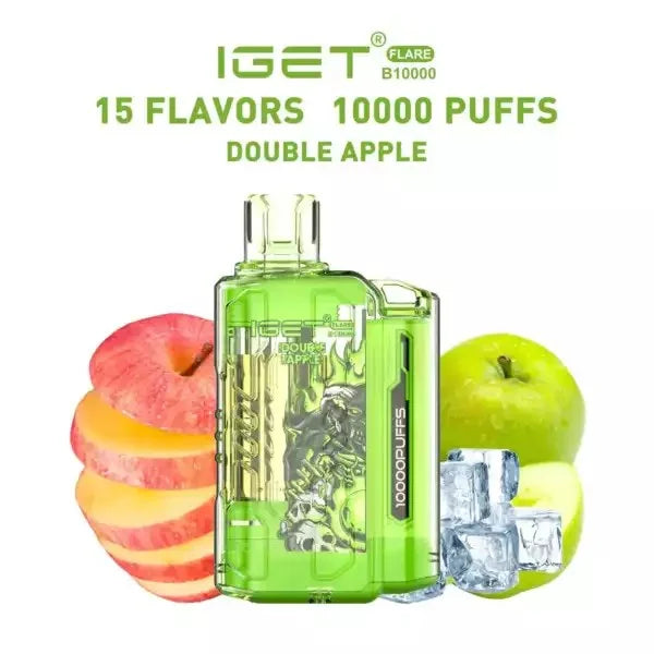 IGET FLARE B10000 – Double Apple - Vape Shop Vijayawada