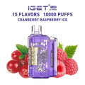 IGET FLARE B10000 – Cranberry Raspberry ice - Vape Shop Vijayawada